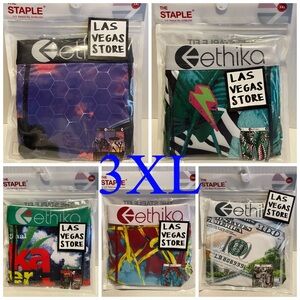 Set of 5 New Ethika Boxers Briefs Underwear Mens Size 3XL
